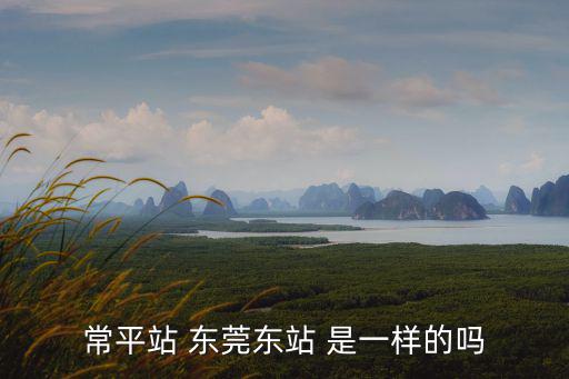 常平站 東莞東站 是一樣的嗎