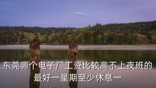 東莞哪個電子廠工資比較高不上夜班的最好一星期至少休息一