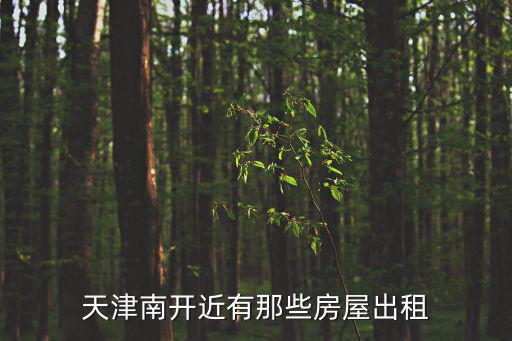 貝殼找房天津市南開(kāi)區(qū)租房，天津南開(kāi)近有那些房屋出租