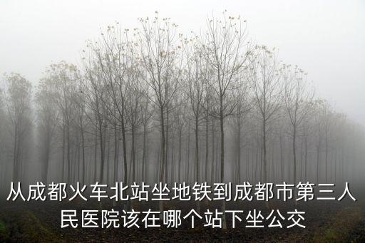 從成都火車北站坐地鐵到成都市第三人民醫(yī)院該在哪個(gè)站下坐公交