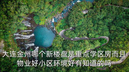 大連金州哪個新樓盤是重點學區房而且物業好小區環境好有知道的嗎