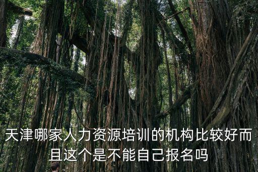 天津市人力資源免費培訓，天津哪家人力資源培訓的機構比較好而且這個是不能自己報名嗎