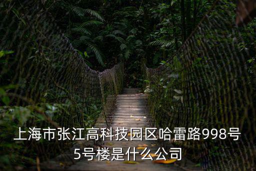 上海市張江高科技園區哈雷路998號5號樓是什么公司