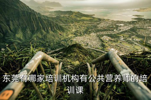 東莞有哪家培訓機構有公共營養師的培訓課