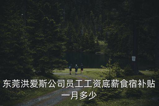 東莞洪愛斯公司員工工資底薪食宿補貼一月多少