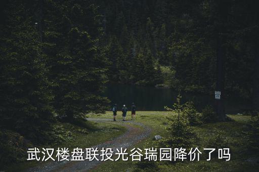 武漢樓盤聯(lián)投光谷瑞園降價(jià)了嗎