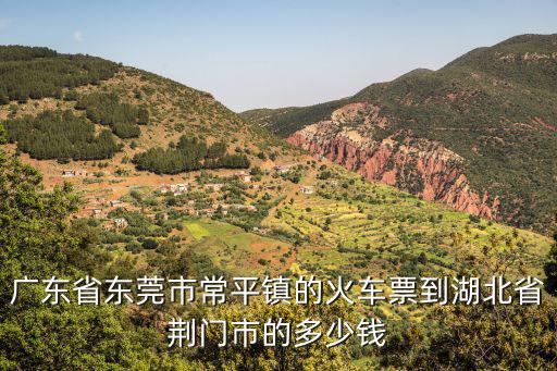 廣東省東莞市常平鎮(zhèn)的火車票到湖北省荊門市的多少錢