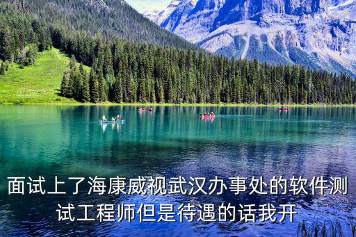 面試上了?？低曃錆h辦事處的軟件測(cè)試工程師但是待遇的話(huà)我開(kāi)