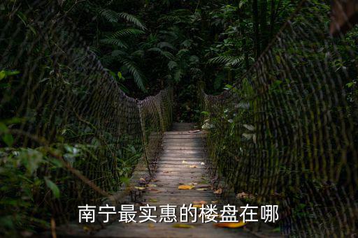 南寧最實(shí)惠的樓盤在哪