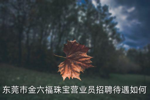 東莞珠寶回收招聘，東莞市金六福珠寶營業(yè)員招聘待遇如何