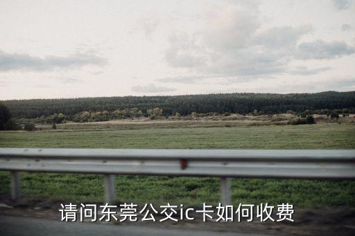 請問東莞公交ic卡如何收費(fèi)