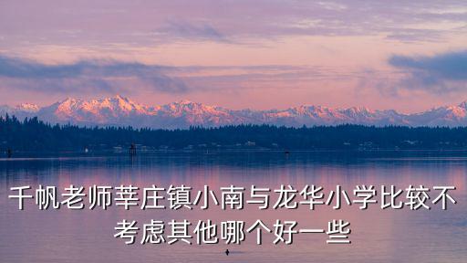 上海市龍華小學如何，上海什么小學好