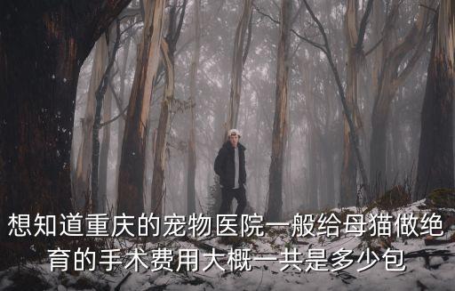 想知道重慶的寵物醫(yī)院一般給母貓做絕育的手術(shù)費用大概一共是多少包