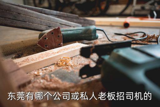 東莞有哪個(gè)公司或私人老板招司機(jī)的