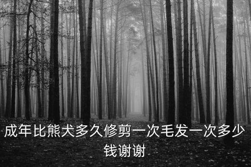 成年比熊犬多久修剪一次毛發(fā)一次多少錢謝謝