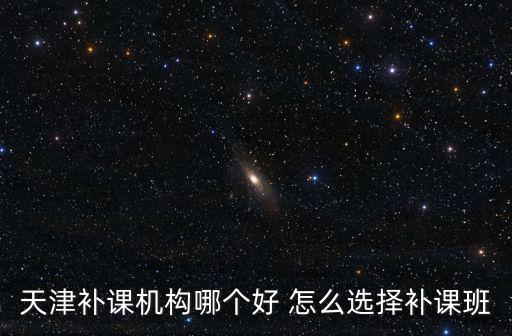 天津補課機構哪個好 怎么選擇補課班