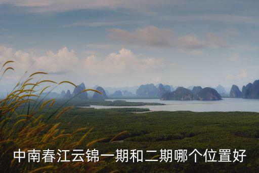 中南春江云錦一期和二期哪個位置好