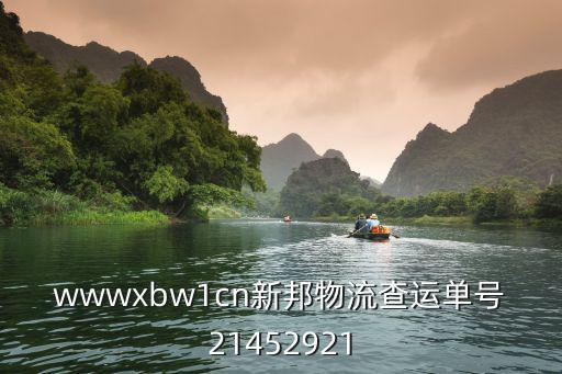 wwwxbw1cn新邦物流查運單號21452921
