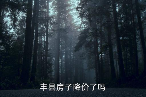 豐縣房子降價了嗎