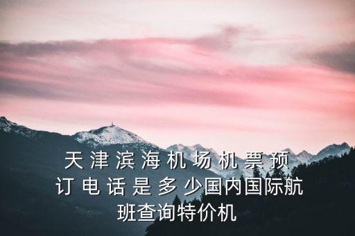 天津市到長沙飛機特價機票，長沙到天津機票多少錢