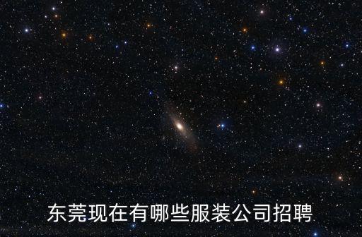 東莞現(xiàn)在有哪些服裝公司招聘
