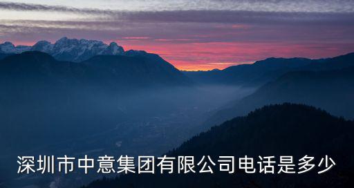 深圳中意建設工程有限公司，深圳中壹建設集團有限公司是上市公司嗎