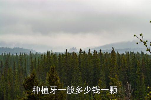 天津市種植牙價格是多少錢一顆，種植牙一般多少錢一顆