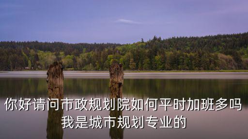你好請問市政規劃院如何平時加班多嗎我是城市規劃專業的