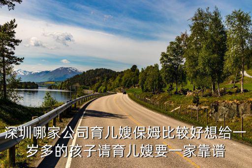深圳哪家公司育兒嫂保姆比較好想給一歲多的孩子請育兒嫂要一家靠譜