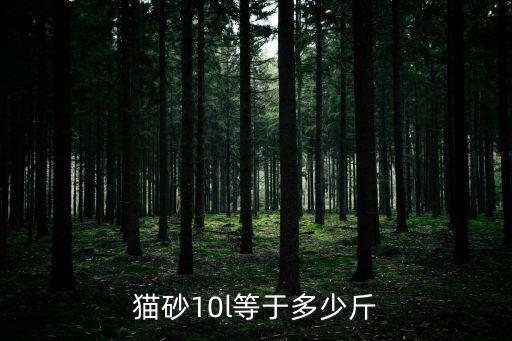 貓砂10l等于多少斤