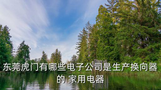 東莞虎門有哪些電子公司是生產換向器的 家用電器