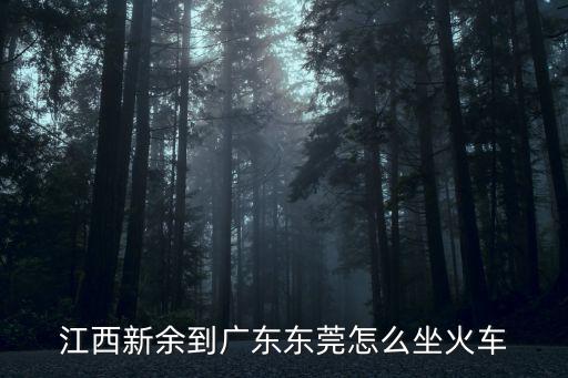 新余至東莞高鐵時刻表，從新余坐高鐵到東莞虎門高鐵站有直達車嗎