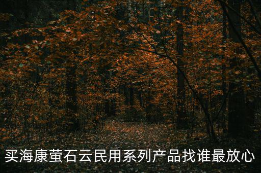 買海康螢石云民用系列產(chǎn)品找誰最放心