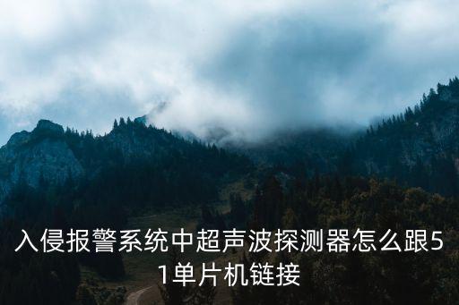 入侵探測器怎么報警，入侵報警系統(tǒng)中超聲波探測器怎么跟51單片機鏈接
