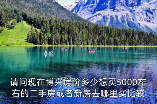 請問現在博興房價多少想買5000左右的二手房或者新房去哪里買比較