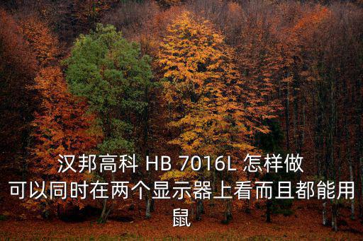 hb7016怎么設置，漢邦高科如何遠程監控請詳細說明操作過程型號HB7016V域名