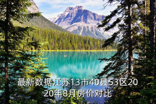 最新數(shù)據(jù)江蘇13市40縣53區(qū)2020年8月房?jī)r(jià)對(duì)比