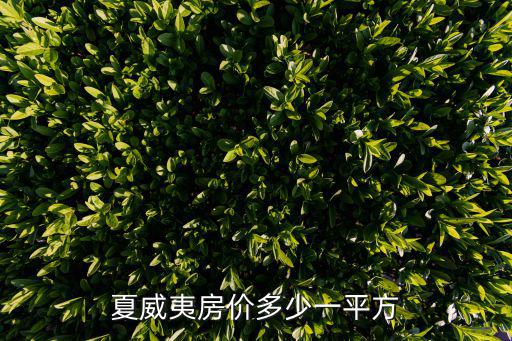 夏威夷房價多少一平方