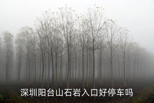 深圳陽(yáng)臺(tái)山石巖入口好停車(chē)嗎