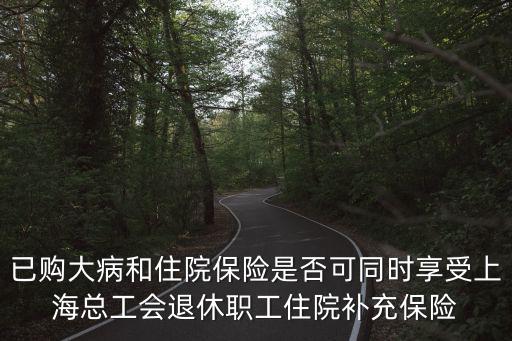 已購大病和住院保險是否可同時享受上海總工會退休職工住院補充保險