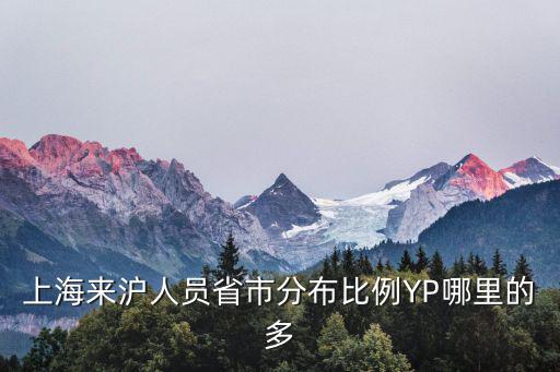 上海市外地人主要是那幾個省，在上海的外地人中來之哪個省份的比較多