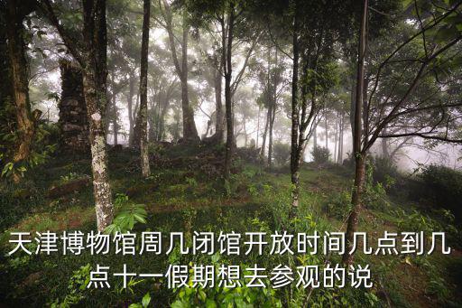 天津博物館周幾閉館開放時間幾點到幾點十一假期想去參觀的說