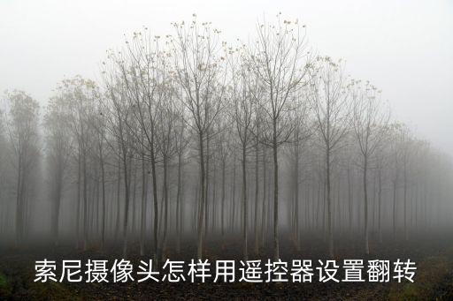 索尼攝像頭怎樣用遙控器設(shè)置翻轉(zhuǎn)