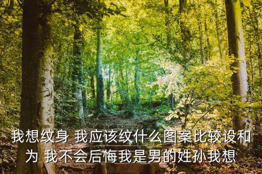 我想紋身 我應(yīng)該紋什么圖案比較設(shè)和為 我不會(huì)后悔我是男的姓孫我想