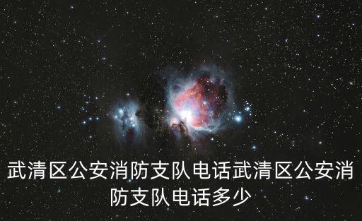 武清區公安消防支隊電話武清區公安消防支隊電話多少