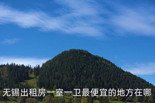 無(wú)錫哪個(gè)區(qū)房?jī)r(jià)比較好租，無(wú)錫出租房一室一衛(wèi)最便宜的地方在哪