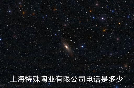 上海特殊陶業有限公司電話是多少