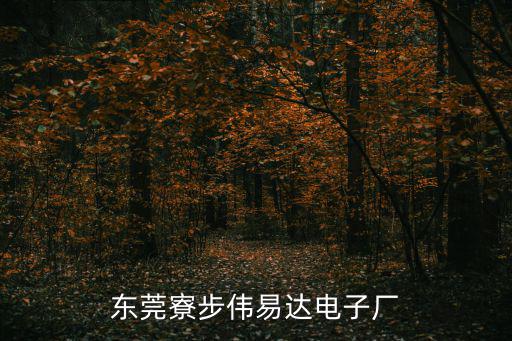 東莞寮步偉易達電子廠