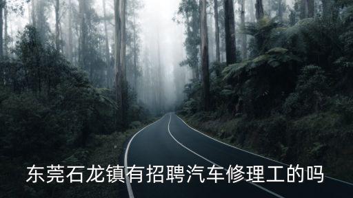 東莞石龍鎮有招聘汽車修理工的嗎