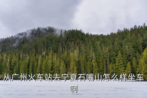 從廣州火車站去寧夏石嘴山怎么樣坐車啊